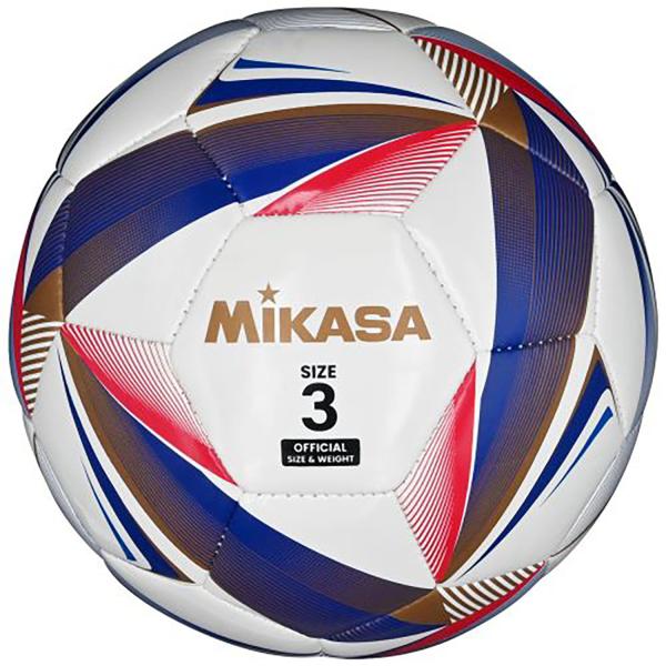 ミカサ MIKASA マシン縫い3号 レジャー用 ホワイト×ブルー サッカーボール さっかーぼーる 外遊び レクリエーション 公園 子供 こども こども キッズ