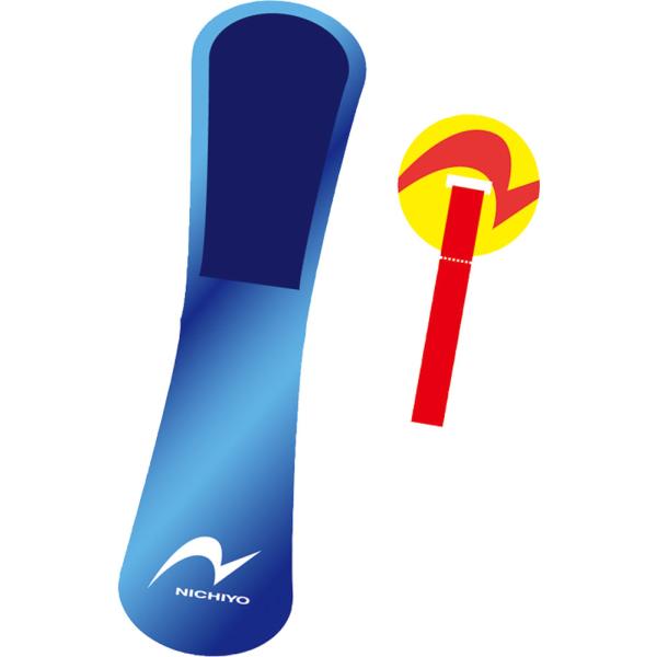 ニチヨー NICHIYO グラウンドゴルフ デュアルマーカーホルダーセット 磁石 マジックテープ 人工芝 土 金属製に装着可能 固定 マジックリボン付き ベルクロ 芝