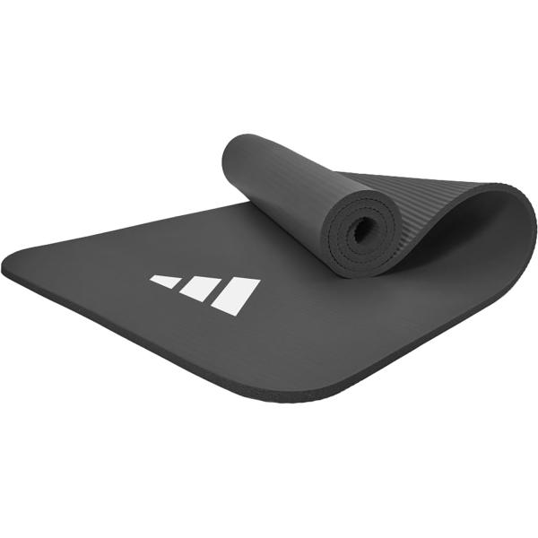 アディダス adidas フィットネスマット 10mm ボディーケア ストレッチ エクササイズ 衝撃吸収 肘 腰 膝 ワークアウト キャリーストラップ付  ADMT1101