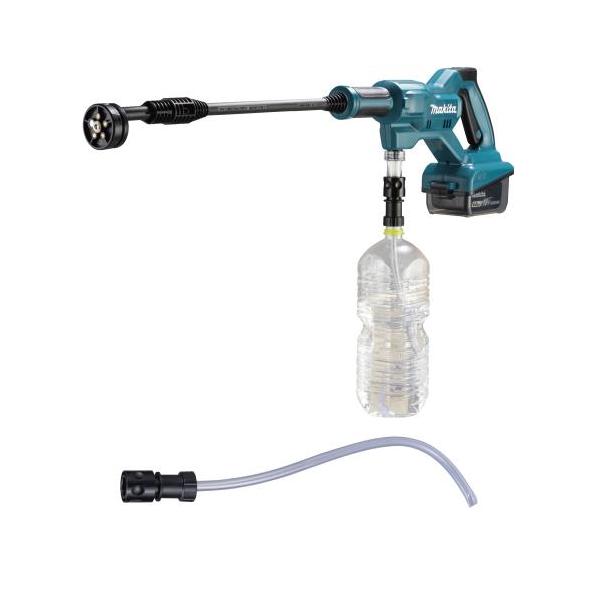 マキタ 充電式洗浄機 18V  MHW180DZ(本体のみ）＋ペットボトルアダプタA-78829付き＋バッテリBL1860B＋ 充電器DC18RF　特別セット