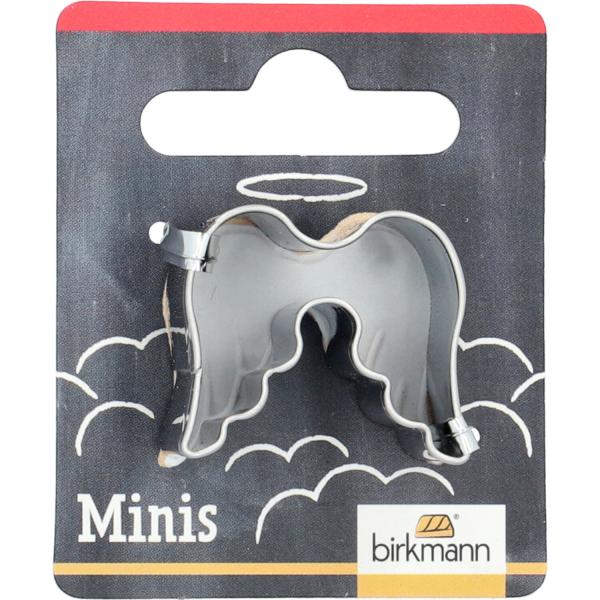 ドイツBIRKMANN社のミニクッキー型(ウィング型)です。ミニサイズですので、アイシングなどデコレーションしても可愛らしいですが、 クッキー以外にも、野菜やスライスチーズ、薄焼き卵、ハムなど、様々な食材にお使いいただけます。サイズ：約2....