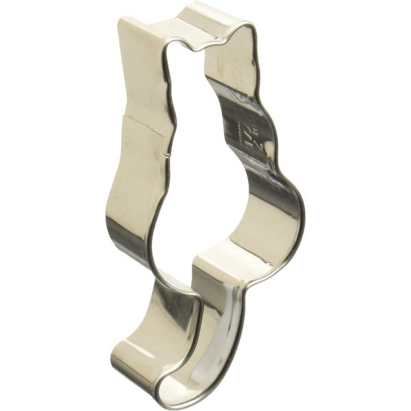 ドイツBIRKMANN社のクッキー用型（猫型・お座りB）です。アイシングなどのデコレーションクッキーにおすすめの、可愛らしいデザイン型です。クッキー以外にも、スライスチーズや薄焼き卵、ハムなど、様々な食材にお使いいただけます。サイズ：約7×...