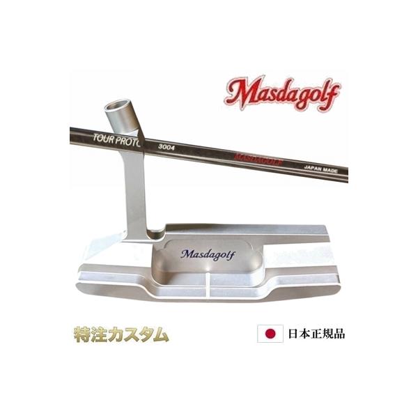 マスダゴルフ スタジオ2 ステンレスバージョンツアープロト3004カーボン未使用 Masda golf マスダゴルフ STUDIO−2 パター ステンレス