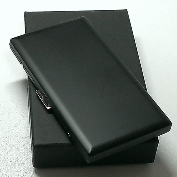 シガレットケース ロング リリースリム タバコケース マットブラック