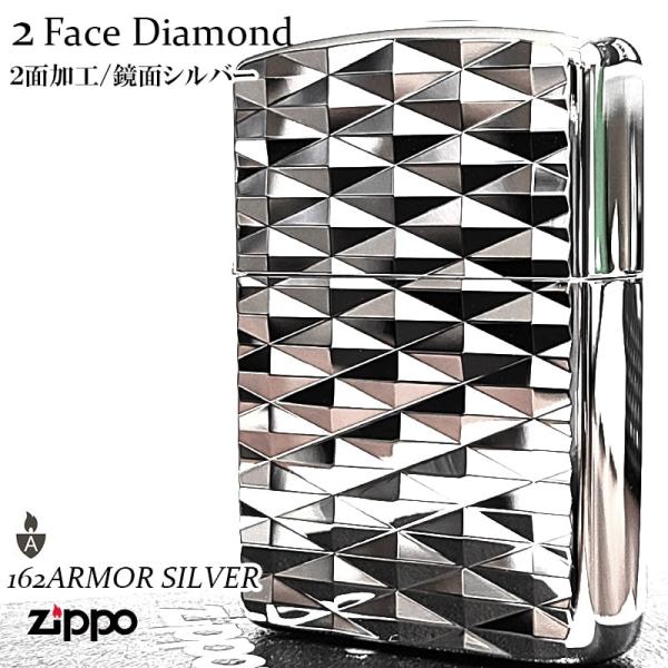 ZIPPO アーマー ジッポ ライター 5面立体彫刻 唐草 リーフ 鏡面