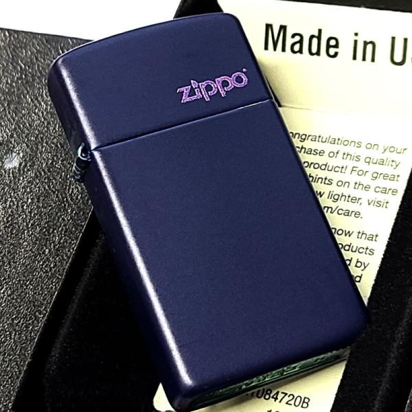 ZIPPO（ジッポー） ライター スリム型 ジッポーロゴ 艶消し マット