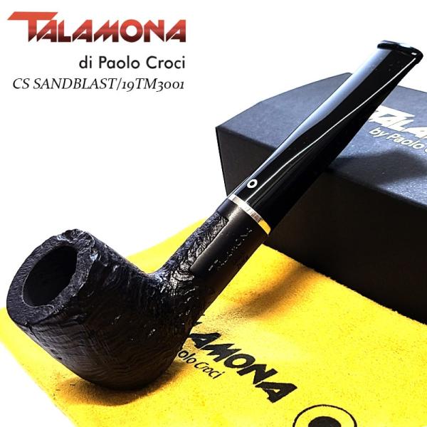 タラモナ パイプ 喫煙具 ブラック 本体 サンドブラスト ハンドメイド
