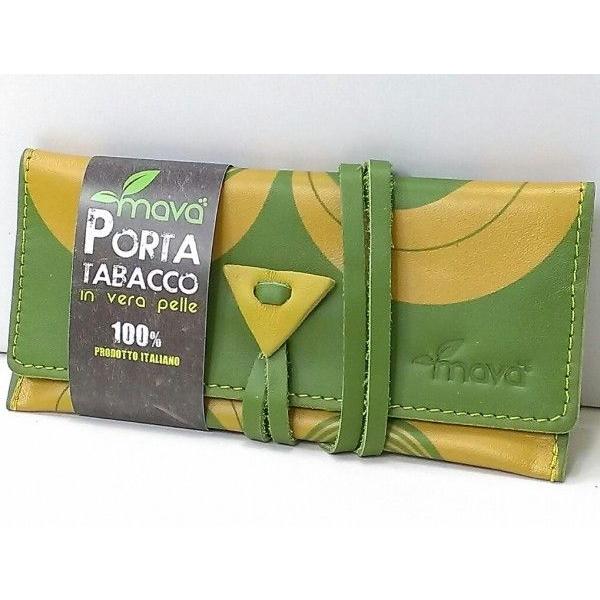 mava マヴァ 手巻きタバコ用ロールアップポーチ グリーンデザイン