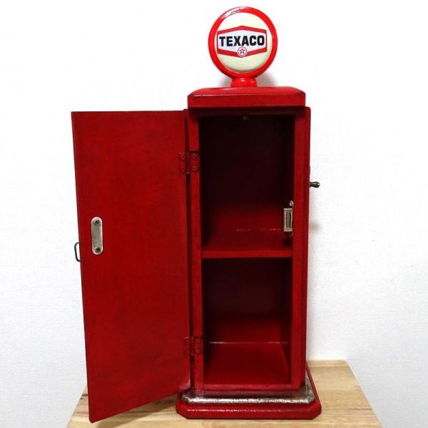 テキサコのガスポンプマルチキャビネット 53cm マルチラック 収納 ガスポンプ マルチキャビネット TEXACO テキサコ ラック 棚 インテリア