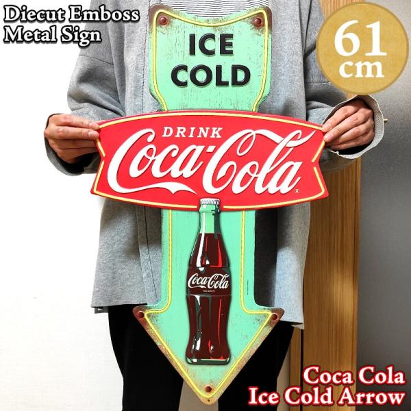 Coca Cola メタルサイン コカコーラ ブリキ看板 ガレージ COCA