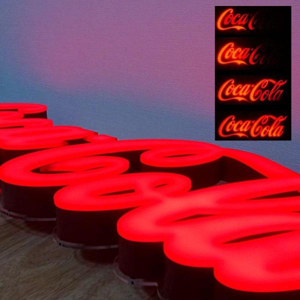 コカ・コーラ LEDライト ガレージ 看板 ネオン レタリングサイン 電飾