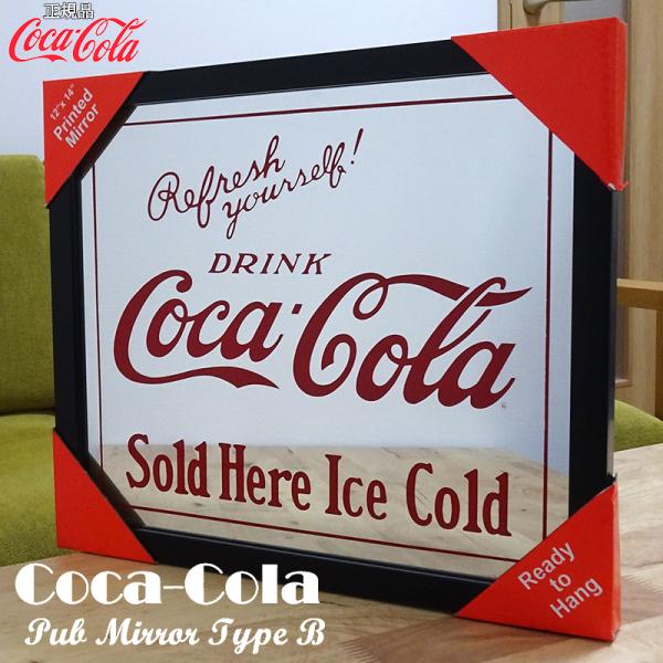 Coca Cola（コカコーラ） パブミラー 可愛い アンティーク 正規