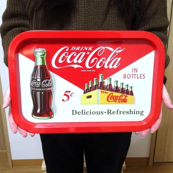 Coca Cola コカコーラ レクタングル ティントレイ 正規ライセンス品