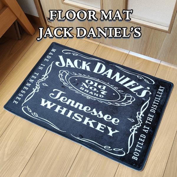 ジャックダニエル フロアマット インテリアマット JACK DANIEL'S