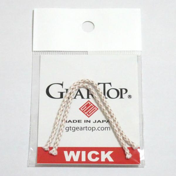 「GEAR TOP 専用ウィック(替え芯)」GEAR(道具)TOP(頂点)を目指す高品質な日本製オイルライターギアトップ用のウイック(替え芯) です。ウイック（芯）は使い続けると、火の付きが落ちてしまいます。定期的に交換しましょう。■内容量...