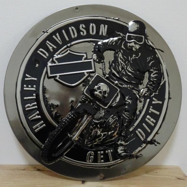 ブリキ看板 ハーレーダビッドソン アンティーク ガレージ バイク 壁飾り 正規ライセンス品 アメリカン 雑貨 インテリア おしゃれ H D Get Dirty Zippoタバコケース喫煙具のハヤミ 通販 Yahoo ショッピング
