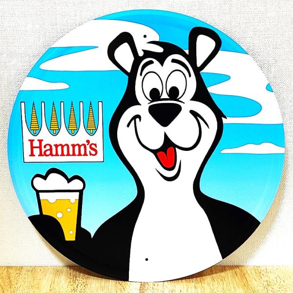 ハムズビール ブリキ看板 可愛い Hamm'sBear インテリア メタルサイン 19392262_2.jpg