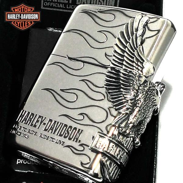 ZIPPO ライター ハーレーダビッドソン ジッポ シルバーイブシ
