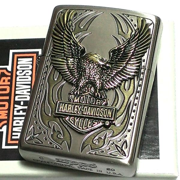 絶版ハーレーダビッドソン　ZIPPOライター ビンテージ　ブラック×ゴールド Amazon.co.jp: ZIPPO(ジッポー) ライター ハーレーダビッドソン