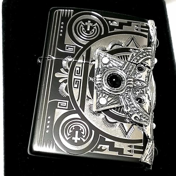 ZIPPO ライター インディアンスピリット ジッポ マットブラック