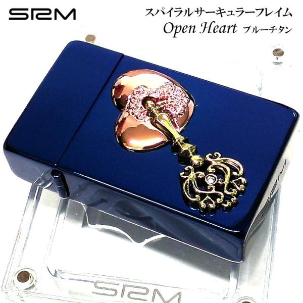 「SAROME スパイラルサーキュラーフレイム オープンハート」ブルーチタンの本体にハートと鍵のメタルを施したお洒落で可愛らしい仕上がり。ボディは厚みがあり、手にした瞬間にわかる重厚感が魅力的な逸品です。製造元であるサロメ社は現在はライター...