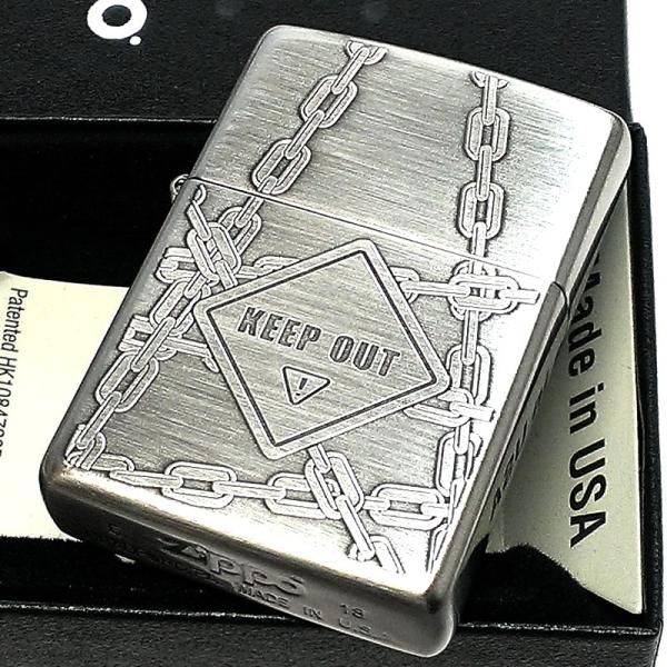 ZIPPO（ジッポー） 特価品 ライター KEEP OUT ジッポ キープアウト