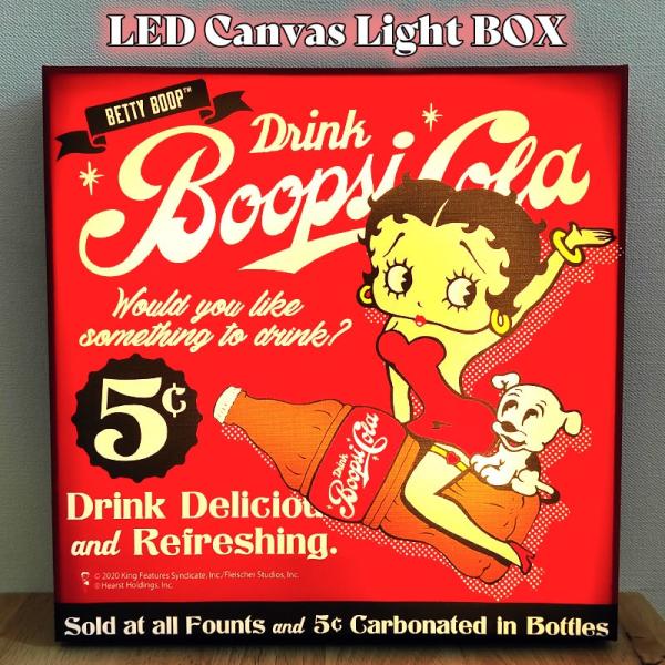 ベティ・ブープ 壁掛けライト BETTY BOOP（ベティ ブープ） LEDライト インテリア 可愛い キャンバス