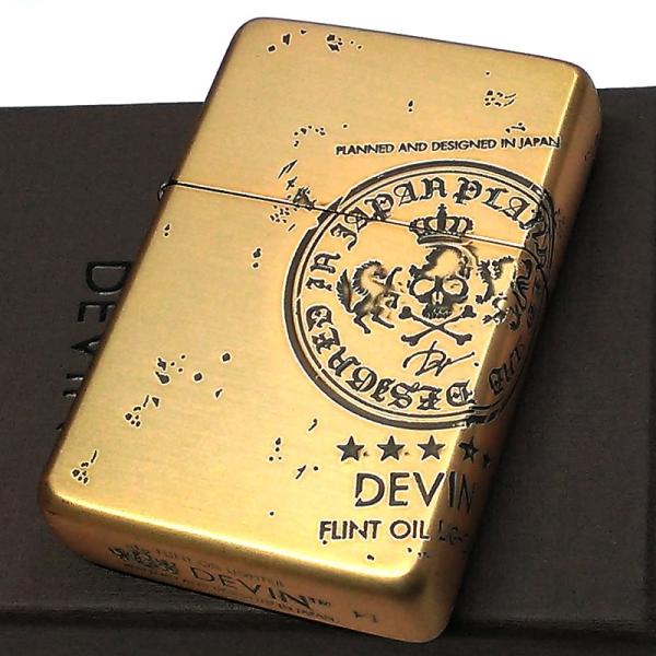 ライテック オイルライター デヴィン フリント式 DEVIN ロゴ 艶消し