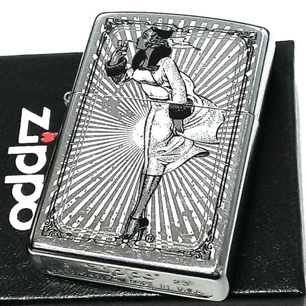 ZIPPO ライター ウィンディガール シルバー レトロ ヴィンテージ