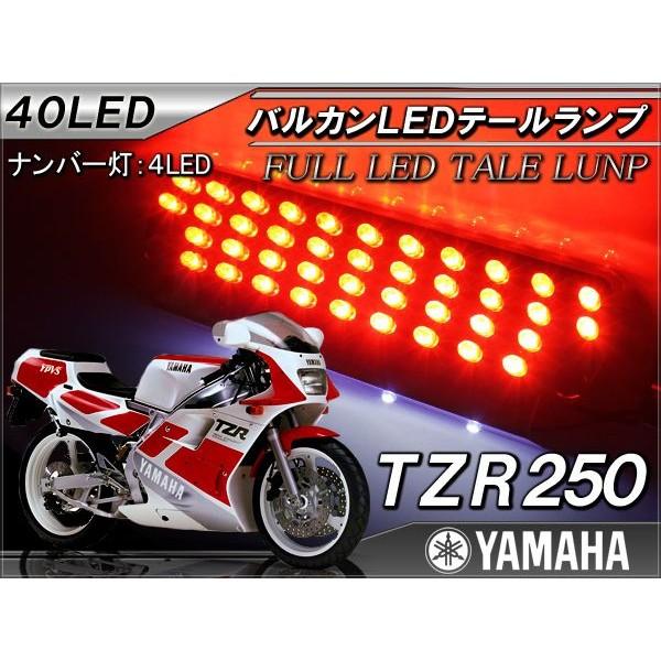 ヤマハ TZR 250 LED テールランプ ユニット ナンバー灯付き 40灯 純正