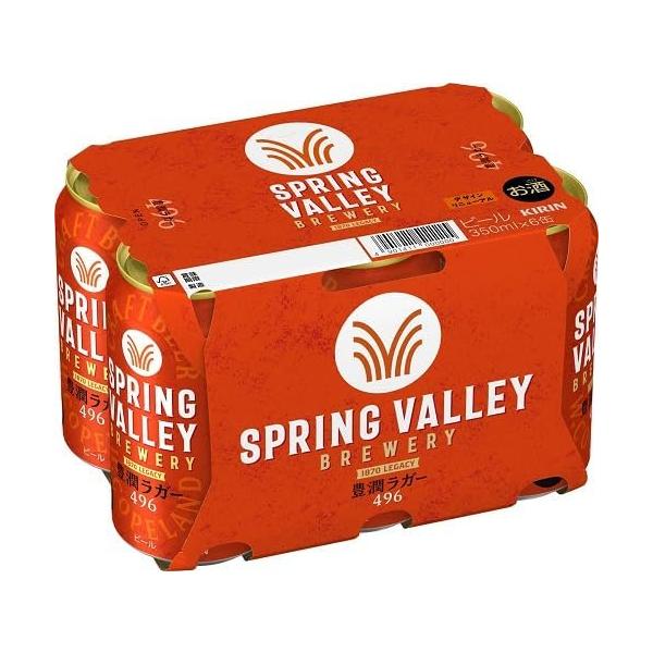 SPRING VALLEY(スプリングバレー) 豊潤<496> 350ml 6缶 : 蔵 SPRING VALLEY(スプリングバレー) 豊潤<496> 350ml 6缶 : 蔵