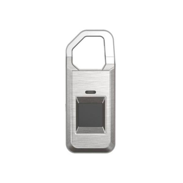 BIOMETLOCK 指紋認証BIOMETLOCK シルバー G2018BI-sil 鍵 南京錠 電子 指紋 開錠 解除 キーフリー