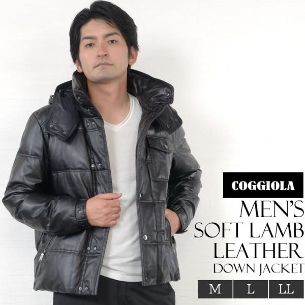 bajra レザーダウン　ラム　3番 Haruf レザーダウンジャケット レザージャケット メンズ 本革