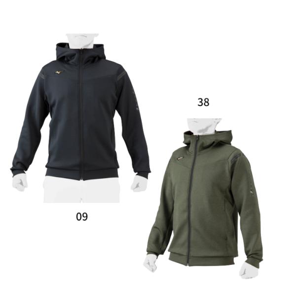 【ミズノプロ】ストレッチスウェットフーディ ベージュ XO 12JEAK73 Mizuno Pro - 【ミズノプロ】ストレッチスウェットフーディ