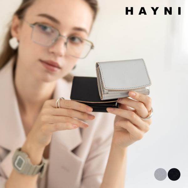 40％オフクーポン9/18(9:59)迄 本革 三つ折り財布 レディース 「 Soleiil ソレイユ 」 ミニ財布 小さめ 軽量 コンパクト プレゼント ブランド HAYNI