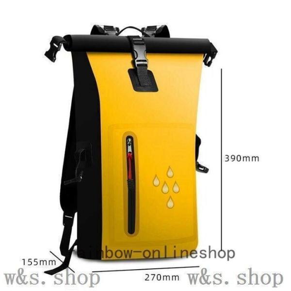 釣りバッグ 防水リュックサック アウトドア 防水リュック大容量 25L スマホ用 防水ケース付き バイク 登山 釣り アウトドア サイクリング