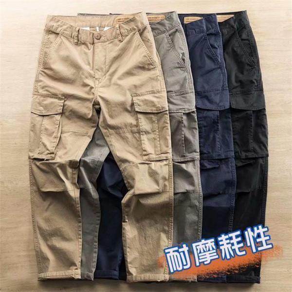 カーゴパンツ メンズ ミリタリー 多ポケット 無地 米軍 大きいサイズ ゆったり 多ポケット アウトドア USAモデル 太め キャンプ ダンス 夏服