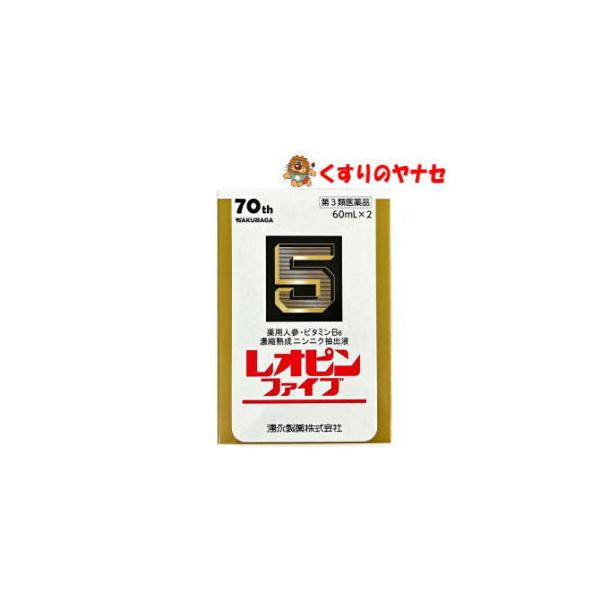 ※使用期限：2026年12月【第３類医薬品】レオピンファイブｗ3 60ml×2本