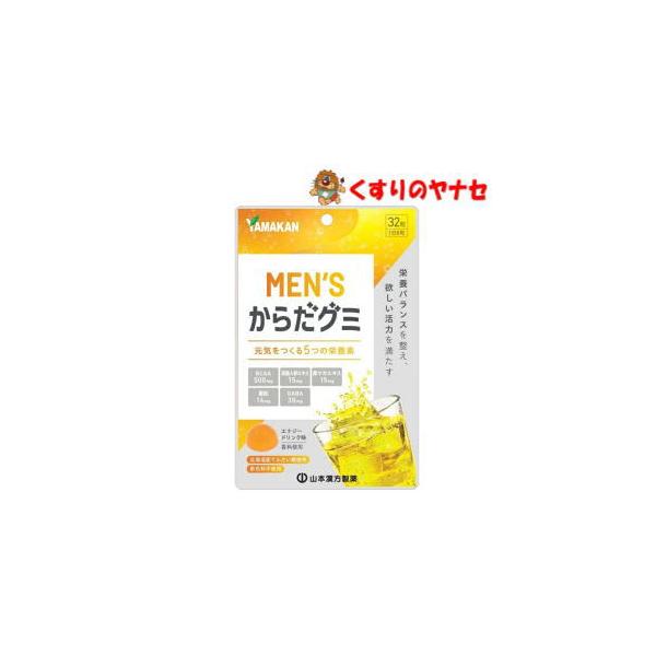 漢方鑑賞用標本　A3サイズ(値段は1つの価格です) 山本漢方製薬 【メール便】MEN'Sからだグミ エナジードリンク味 32粒