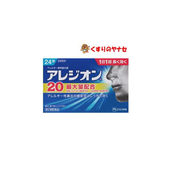 【メール便対応】エスエス製薬 アレジオン20 24錠／【第２類医薬品】／★セルフメディケーション税控除対象