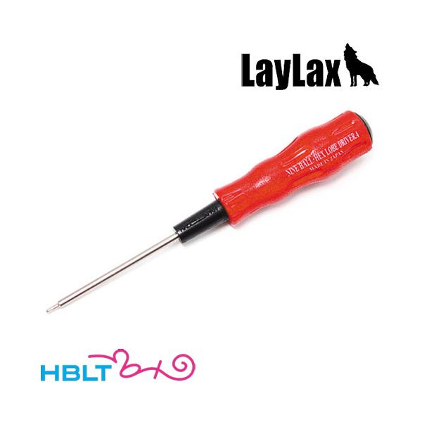 [LayLax]ヘックスローブドライバー.4/赤色