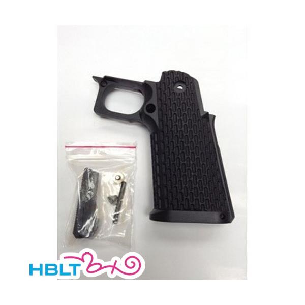 BWC ディンプル グリップ 東京マルイ ハイキャパ 用 ブラック : HBLT