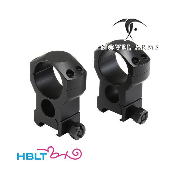 ノーベルアームズ 30mm径マウントリング ダブルナット（25mmHigh