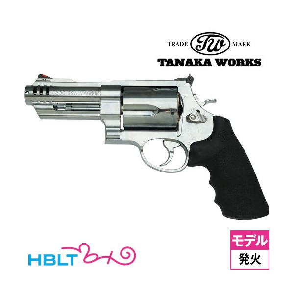 タナカワークス S&W M500 Ver.2 ステンレス/シルバー 3+1インチ 発火式 モデルガン 完成 リボルバー