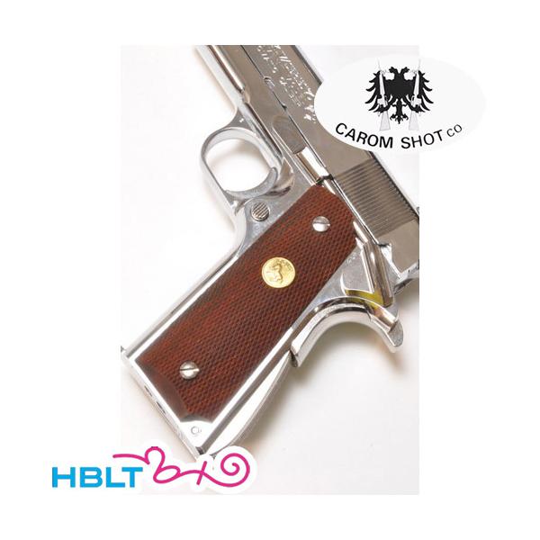 エスメラルダ ガバメント系 フルサイズ ココボロ ダイヤチェッカー 木製グリップ hblt_hb000077924