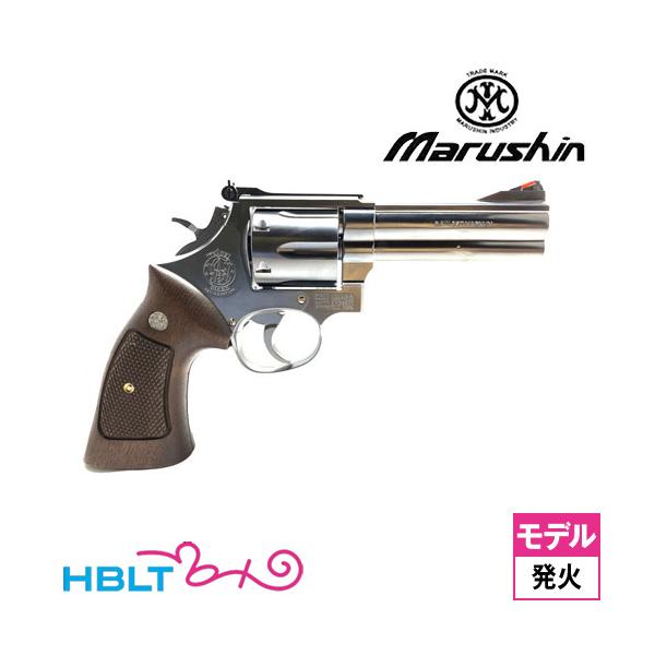 マルシン工業 マルシン S&W M686 木製グリップ ABS シルバー 4インチ