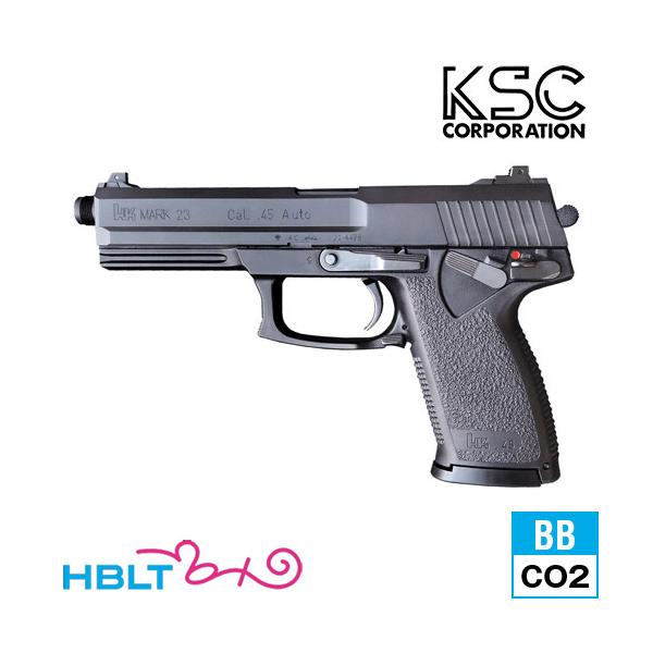 KSC KSC MK23 コマーシャル ABS ブラック（CO2 ブローバック） : HBLT