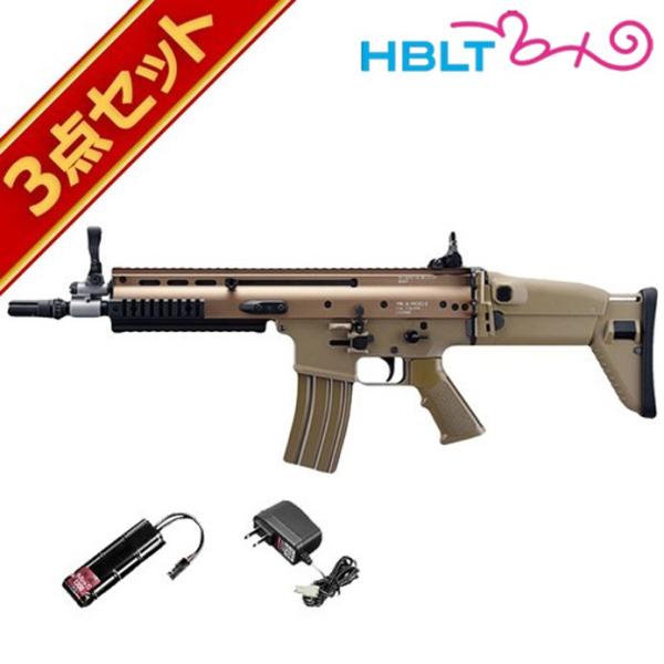 東京マルイ 次世代電動ガン SCAR-L (スカーL) CQC FDE NEWニッケル フルセット :shb00000095:HBLT