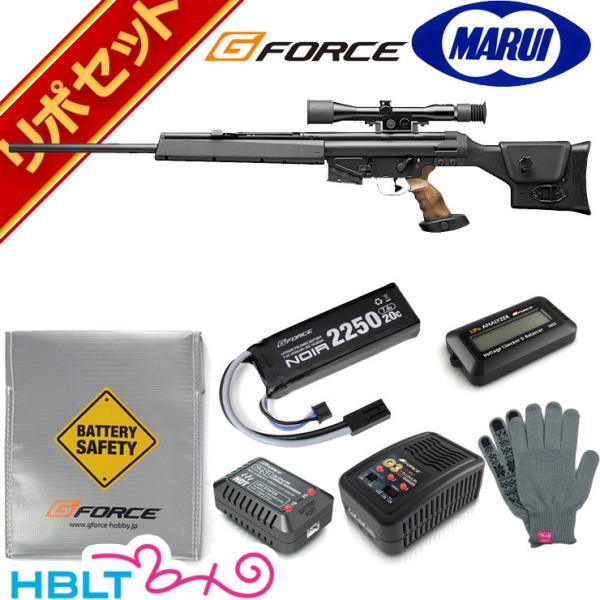 TOKYO MARUI 電動エアーガン PSG1 D 0095　バッテリー有 TOKYO MARUI（東京マルイ） PSG1 スタンダード電動ガン G-FORCE リポ