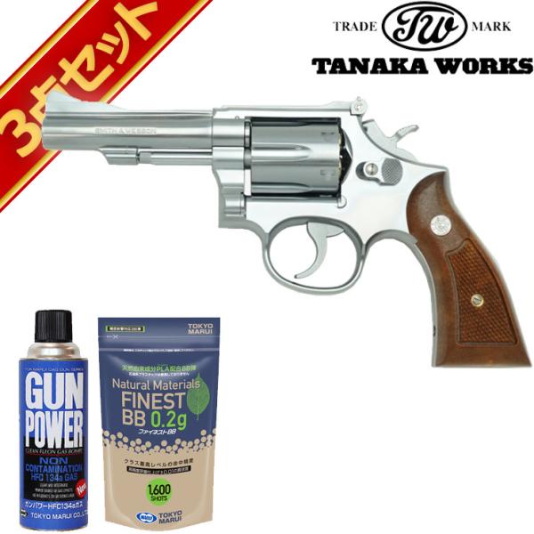 タナカワークス S&W M67 コンバットマスターピース Ver.3 シルバー 4